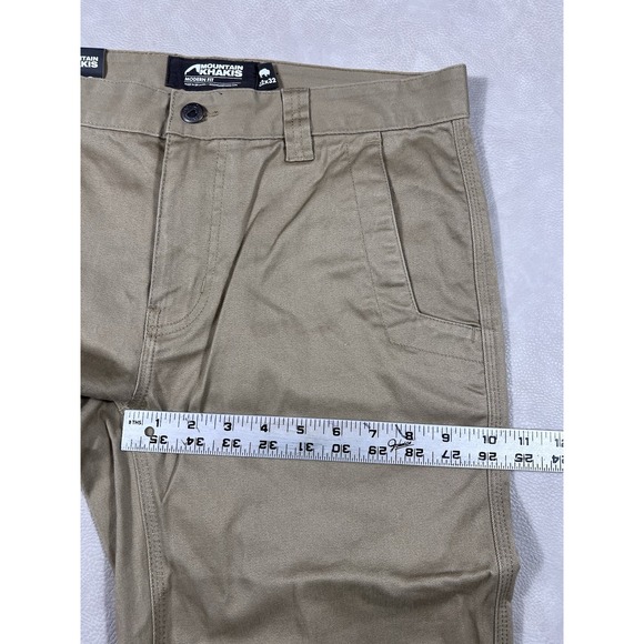 Mountain Khakis Pants Mens 32x32 Retro Khaki Teton Modern Fit Straight Leg Chino - Picture 11 of 12